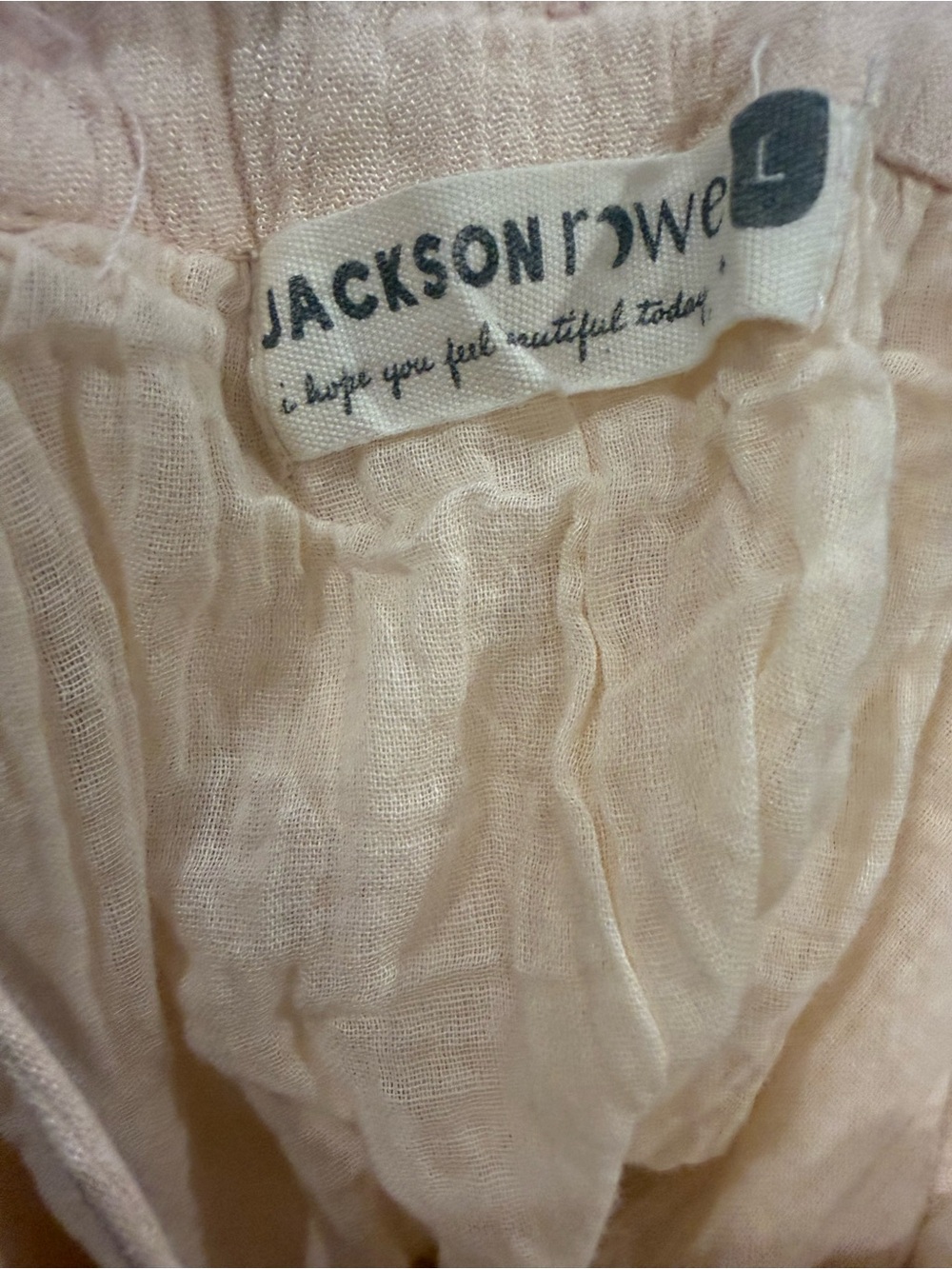 Jackson Rowe Fritz Dress Large Pink Tiered Boho Dress - Picture 7 of 7